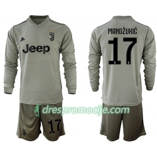 Juventus Dres MANDZUKIC 17 Dječji Gostujući 2018/19 Dugim Rukavima Juventus Dres MANDZUKIC 17 Dječji Gostujući 2018/19 Dugim Rukavima